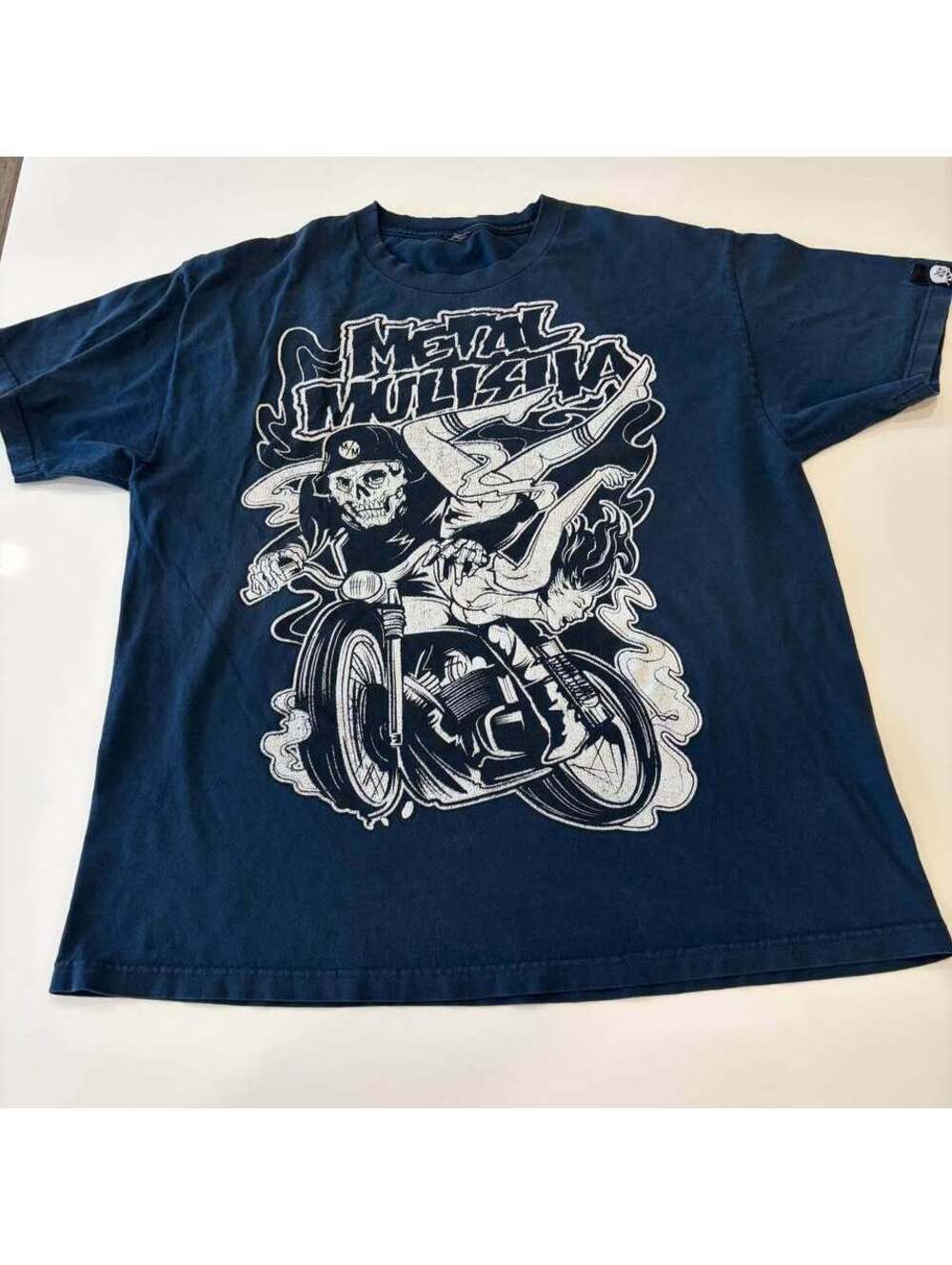 Metal Mulisha XL Skeleton Motorcycle Graphic T-Shirt